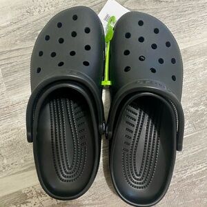 NEW black CROCS men or women